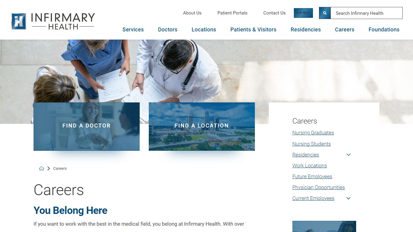 Careers | Infirmary Health